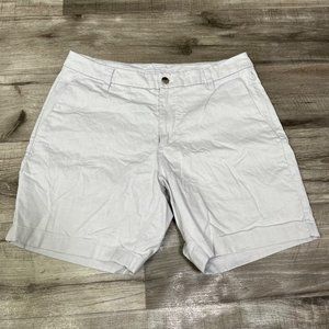 Lululemon Athletic Commision Classic Fit Shorts 7” Light Grey Men’s Size 32